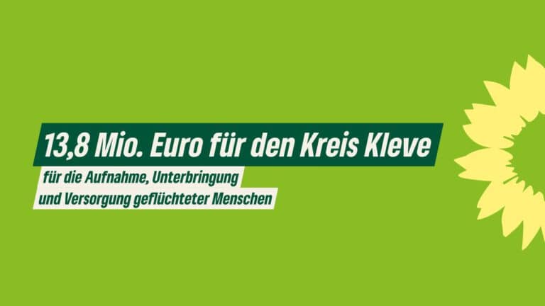 Land NRW unterstützt Kommunen im Kreis Kleve bei Flüchtlingskosten