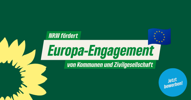 NRW fördert Europa-Engagement von Kommunen und Zivilgesellschaft – Bewerbungsfrist ist gestartet