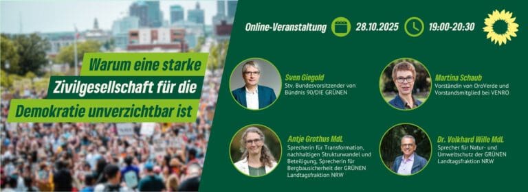 Einladung zur Online-Veranstaltung: Warum eine Zivilgesellschaft für die Demokratie unverzichtbar ist