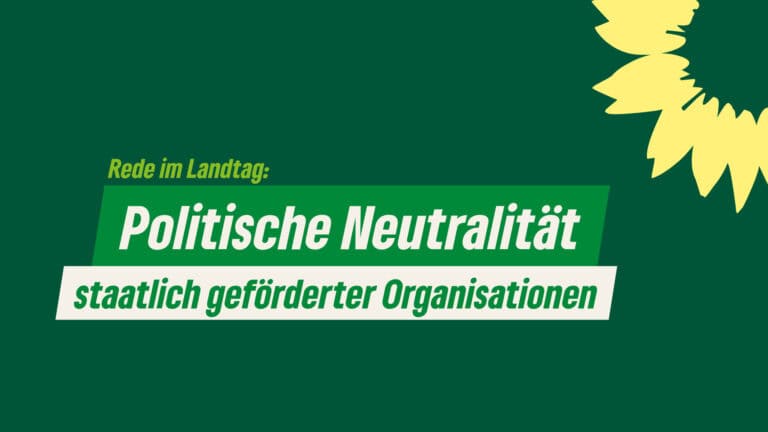 Politische Neutralität staatlich geförderter Organisationen