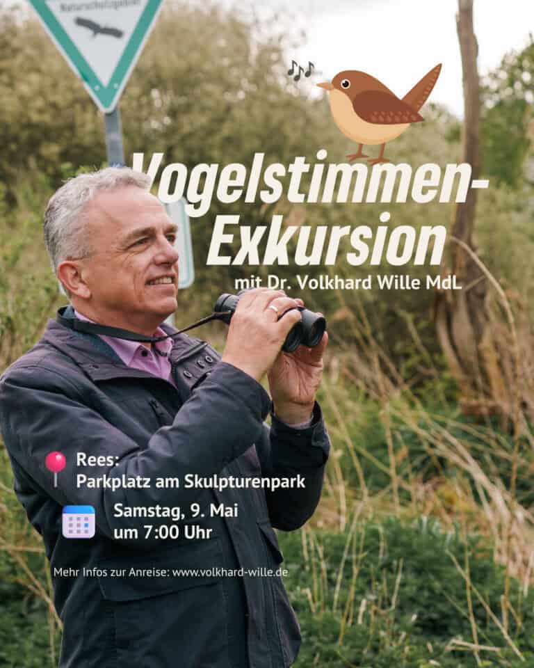 Vogelstimmen-Exkursion am 9. Mai in Rees